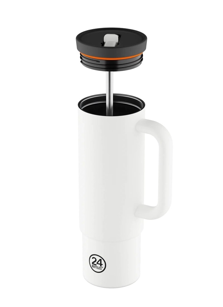 Ice White Straw Cup 800ml 