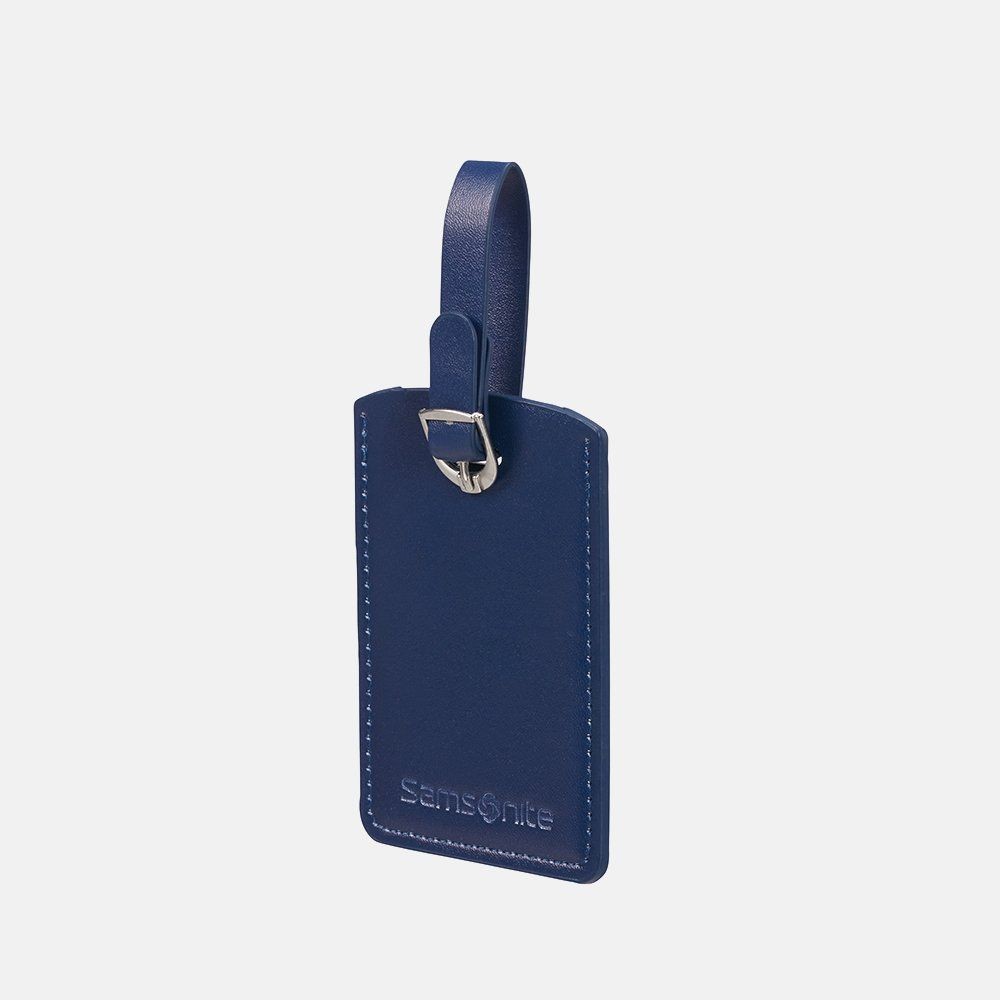 Rectangle Navy Luggage Tag 