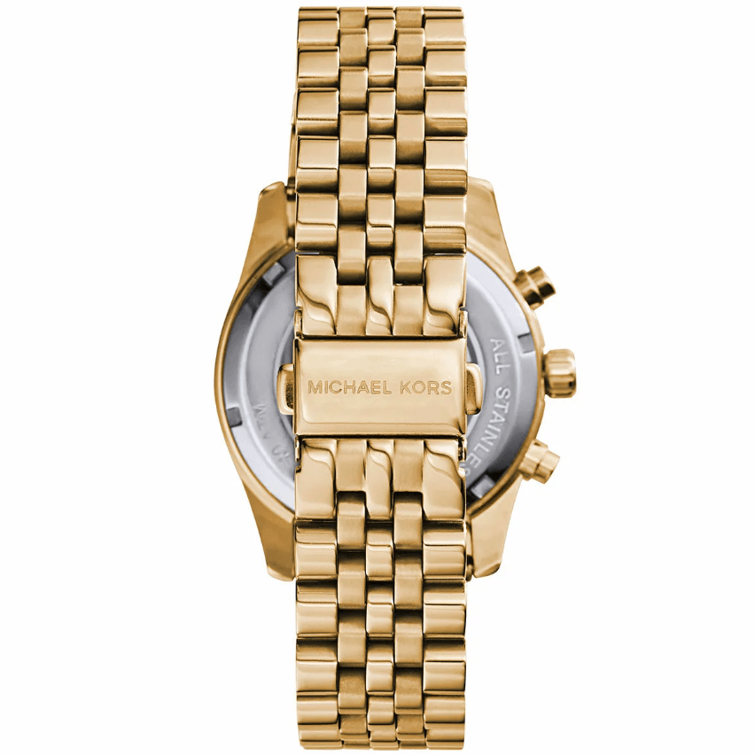 Lexington Chronograph Gold-Tone Stainless Steel Women's Watch MK7378