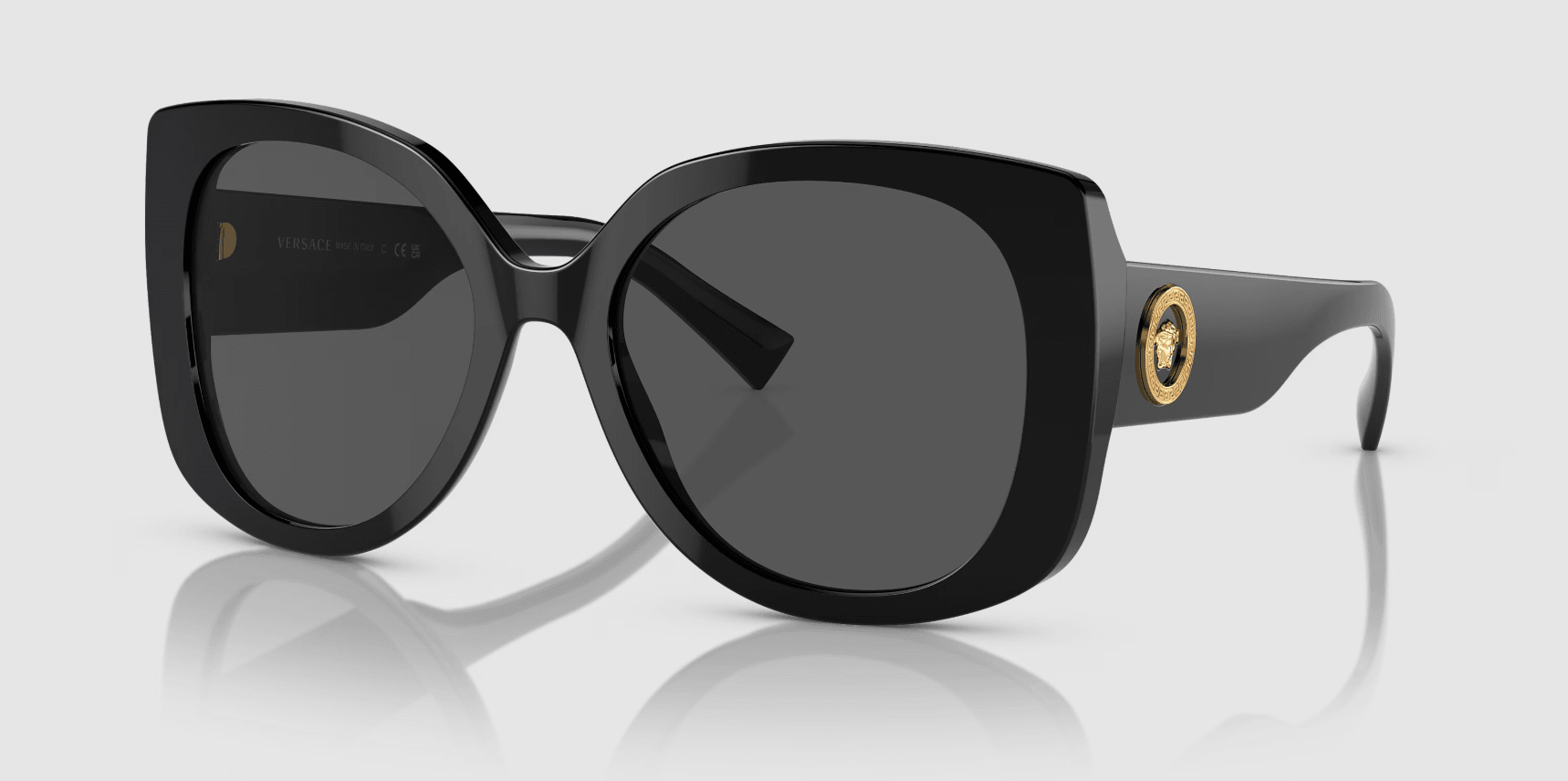 Black Acetate Sunglasses 0VE4387