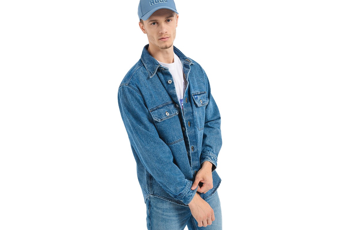 Hugo Blue Ebolt Denim Shirt 10259366