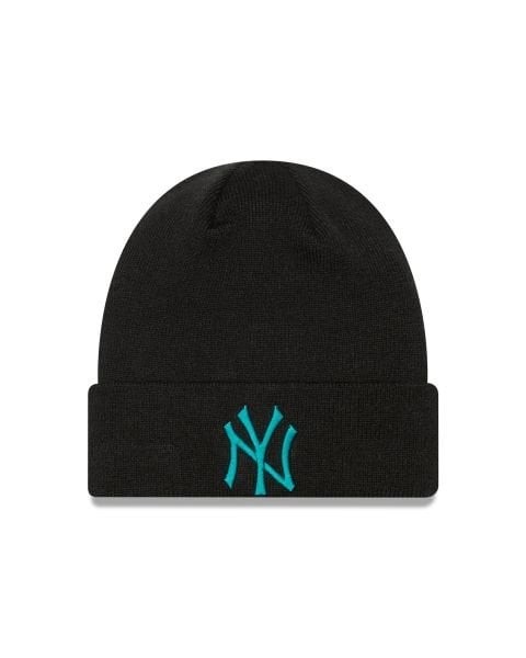 NEW ERA LEAGUE ESS CUFF BEANIE BLKTEL