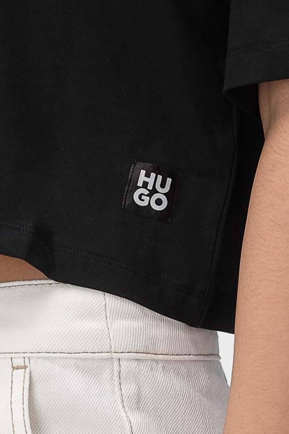 Hugo Red Ivy Black Crop T-Shirt  1025707701