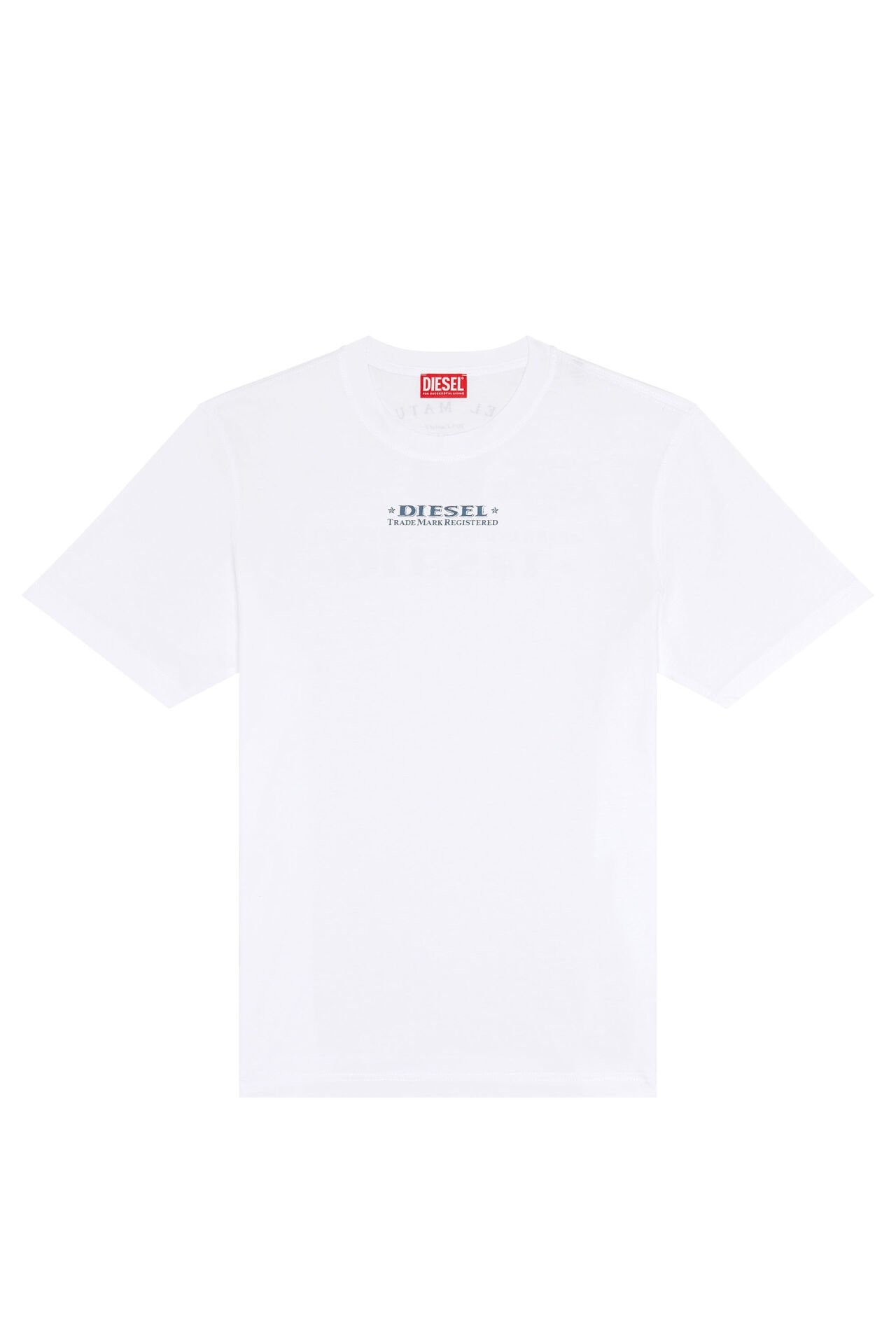 DIESEL T-JUST-L4 T-SHIRT WHT