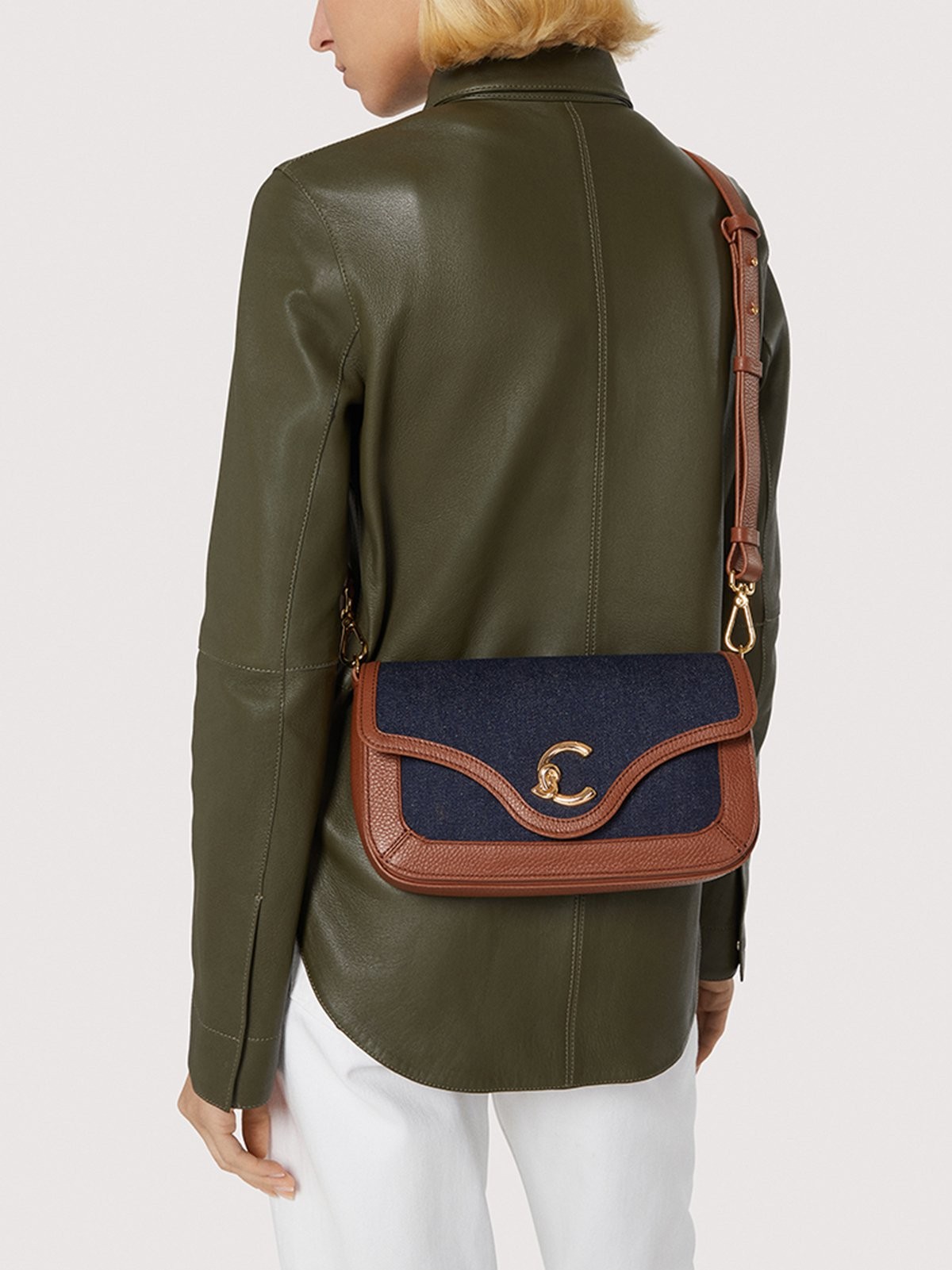 C-Me Denim Handbag E1T1Q120301