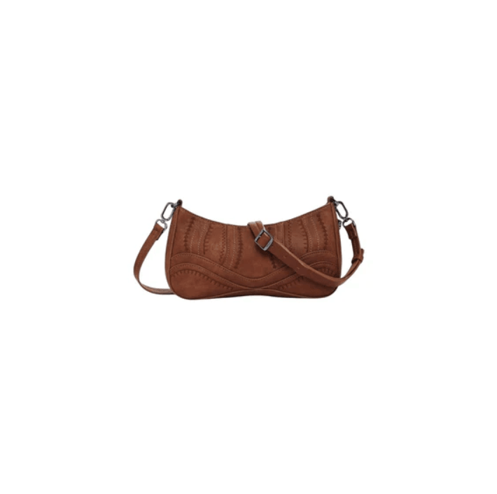 Embro Patch Alsacia Camel Shoulder Bag 