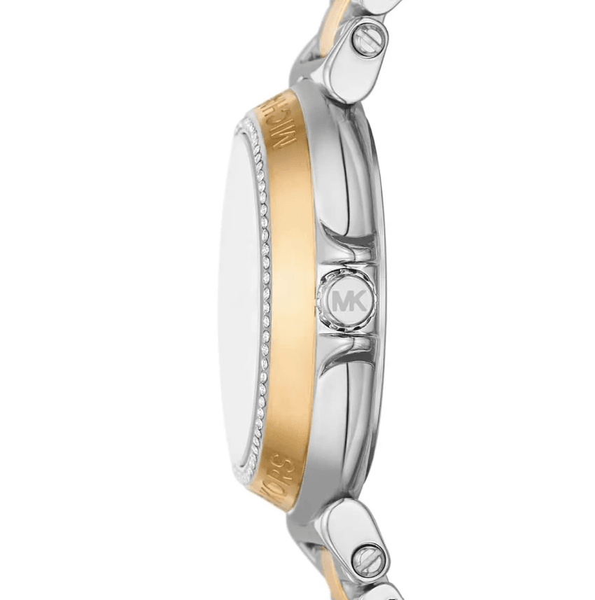 Two Tone Gold Silver Stainless Steel Maren Women's Watch MK7492