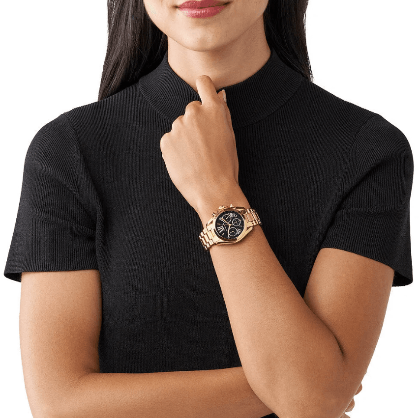 Bradshaw Chronograph Gold-Tone Stainless Steel Women's Watch MK6959