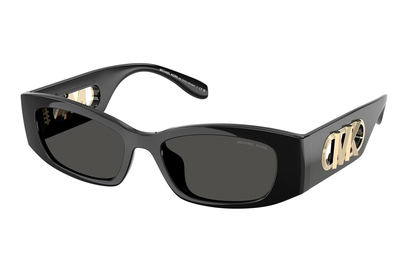 Rhodes Black Injected Sunglasses 0MK2243U