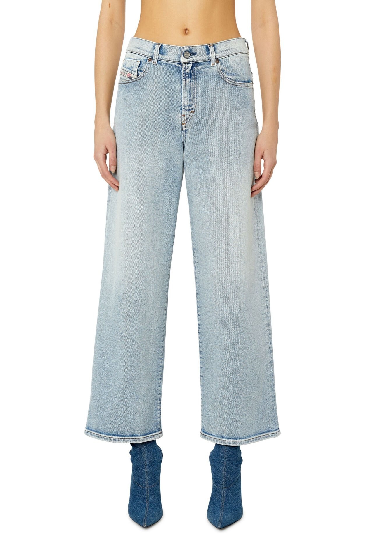 DIESEL 2000 WIDEE L.32 TROUSERS BLUE