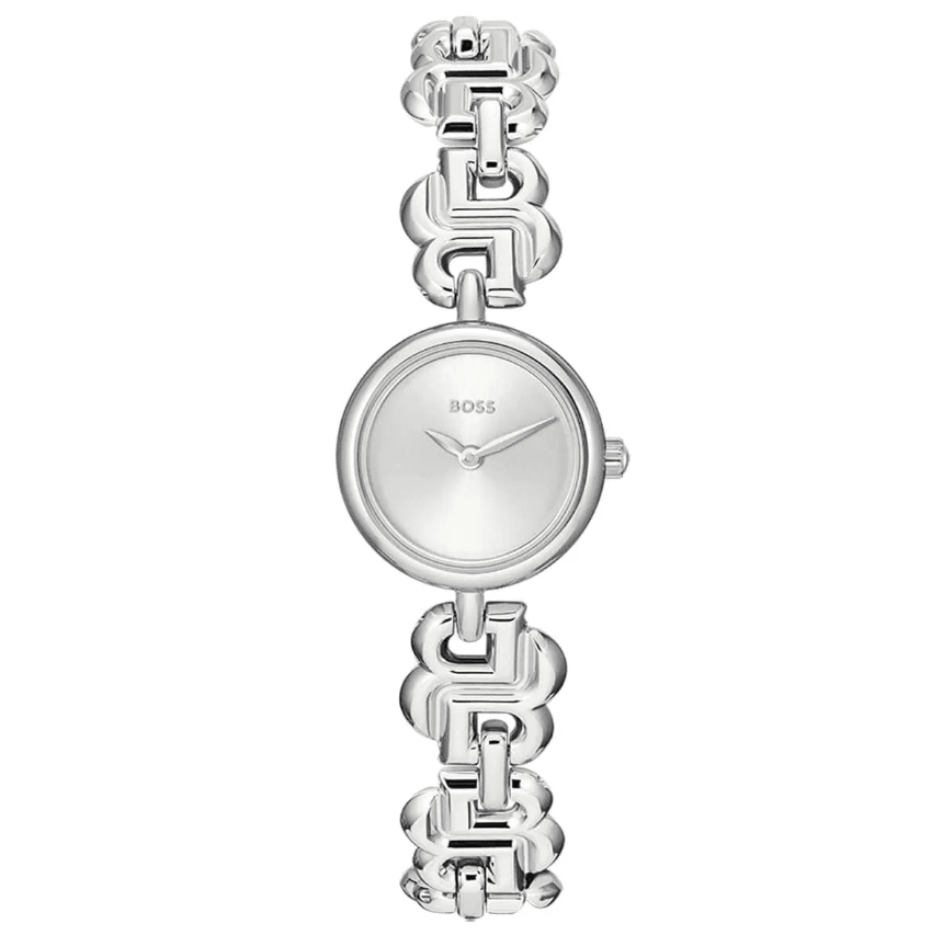 Double B Dressy Silver Stainless Steel Women's Watch HB1502793