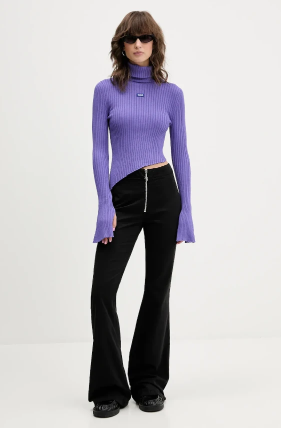 Hugo Blue Hizumi Black Trousers 10274042 