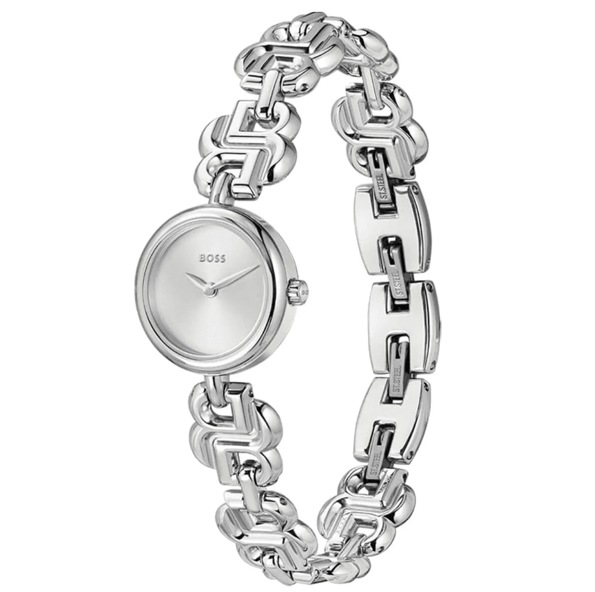 Double B Dressy Silver Stainless Steel Women's Watch HB1502793