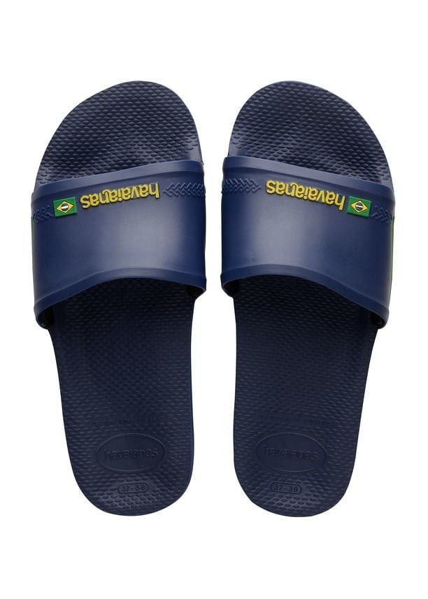 Slide Brasil Navy Blue