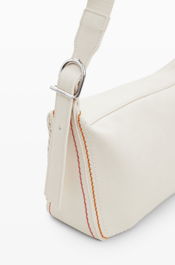 Trama Munich U White Shoulder Bag