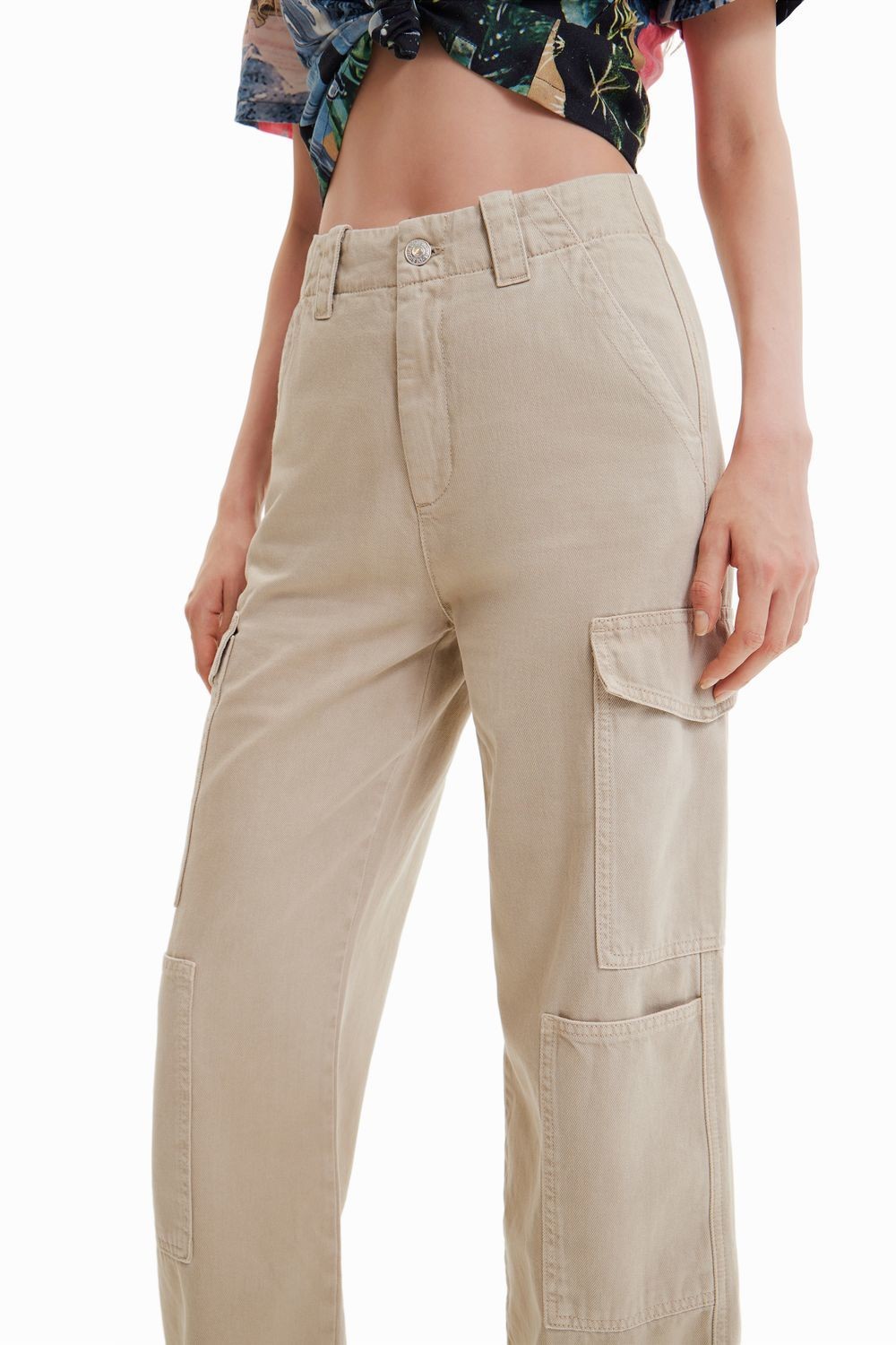 DESIGUAL PANT SEDAL BEIGE CRUDE 34