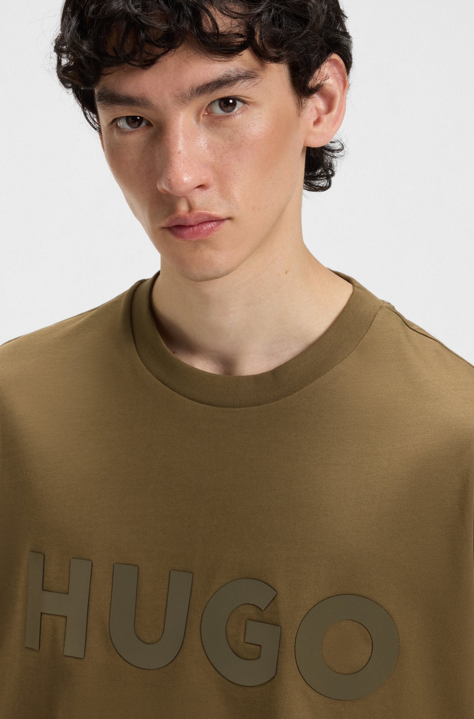 Hugo Red Dinke Open Green T-Shirt 50525765