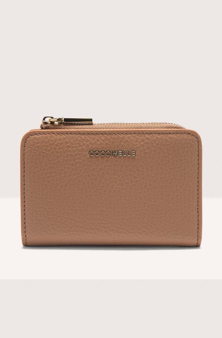 Metallic Soft Skin Brown Wallet E2 MW5 11 D1 01