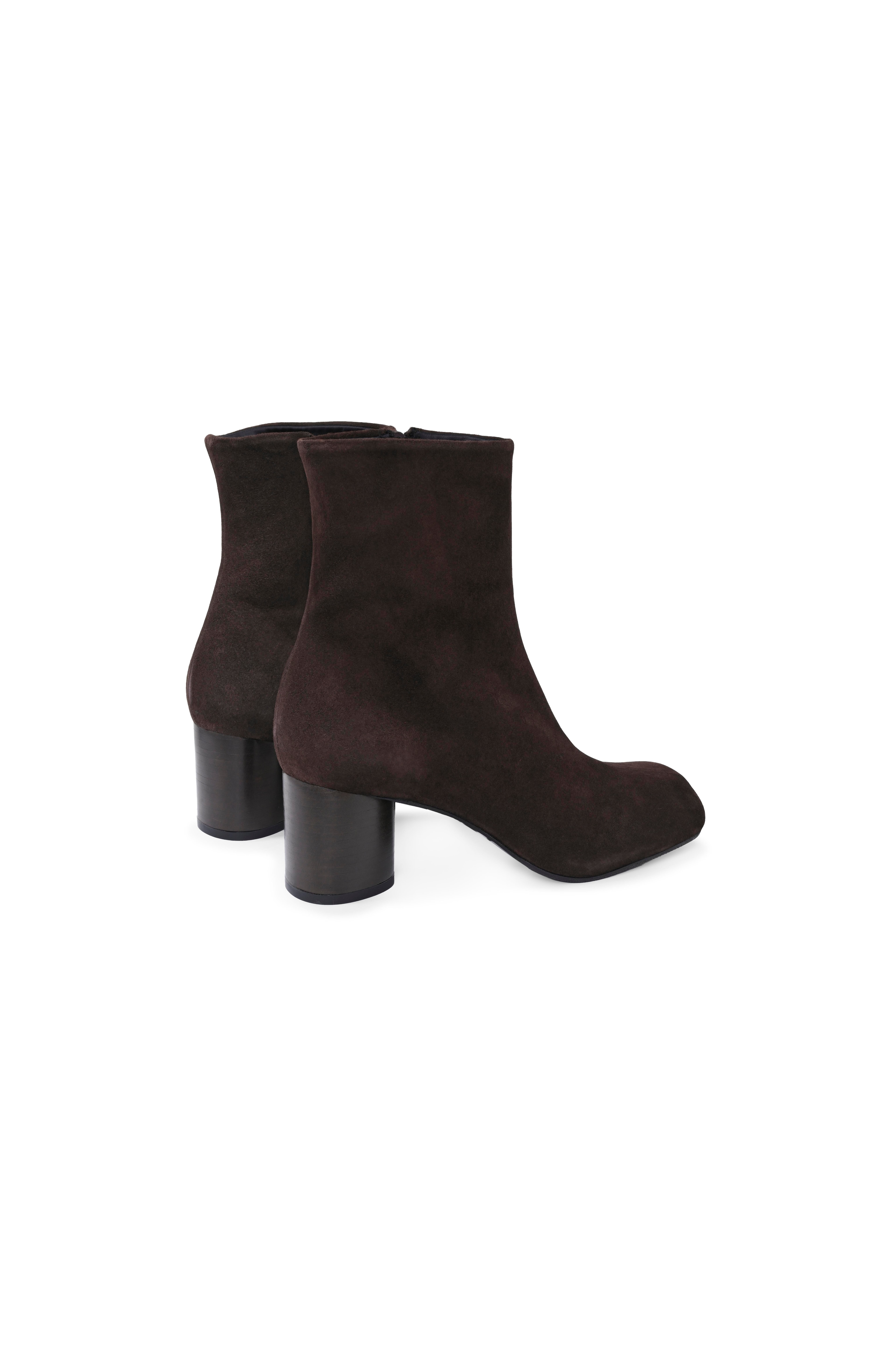 Suede Heel Boots 