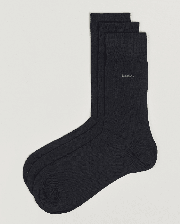 Boss Black 3-Pack RS Uni Socks Dark Blue 50469839