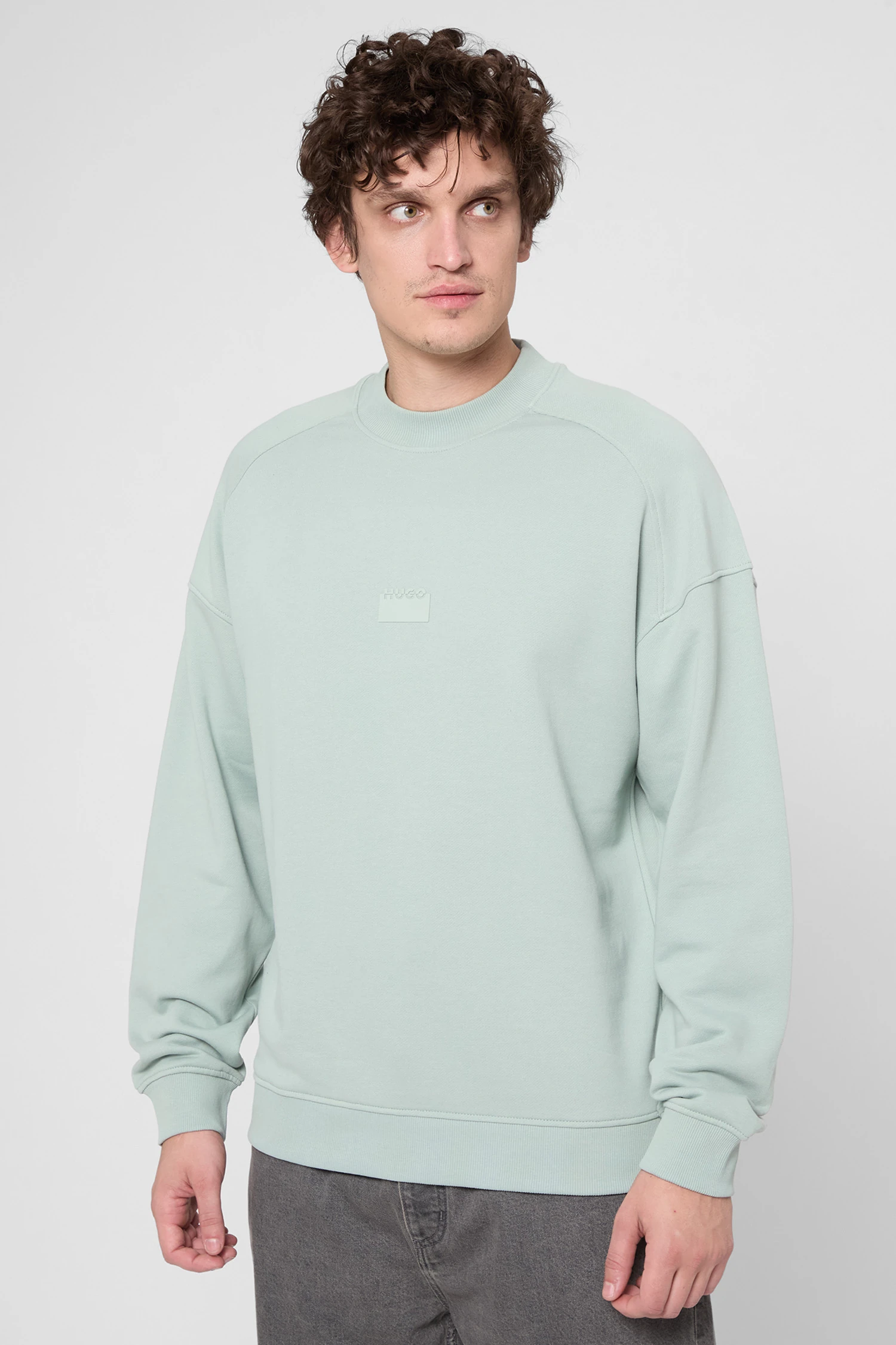 Hugo Red Delastcrew Light Green Sweat 10273008
