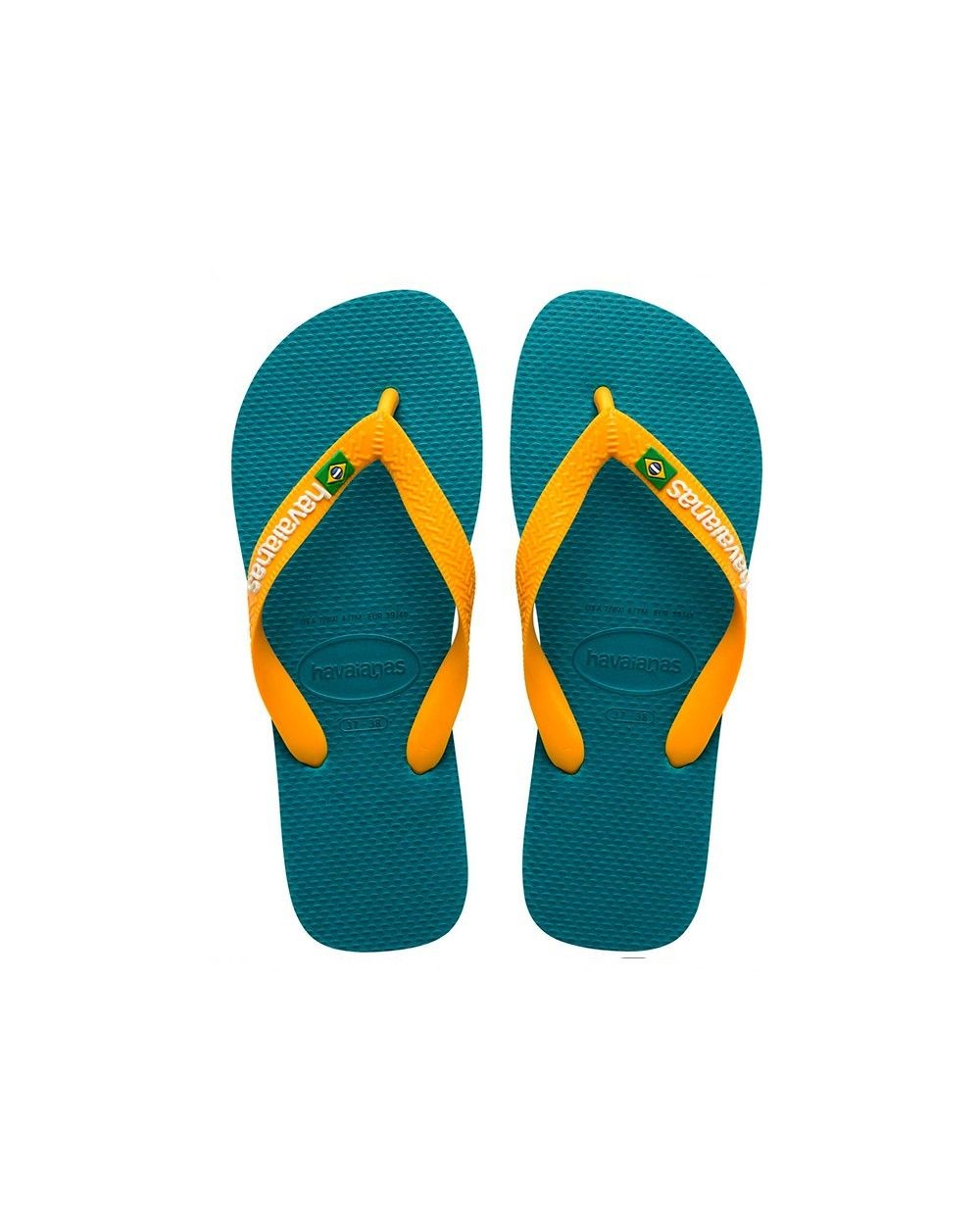 HAVAIANAS BRASIL LOGO VIBE GREEN 39/40