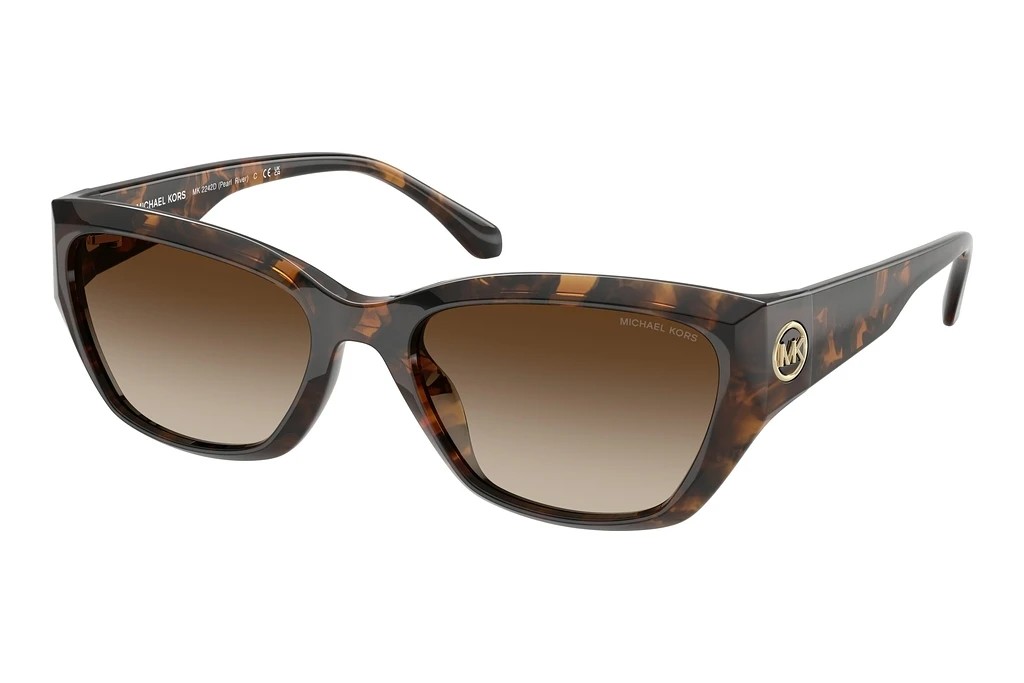 Glamour Brown Gradient Irregular Sunglasses 0MK2242D 