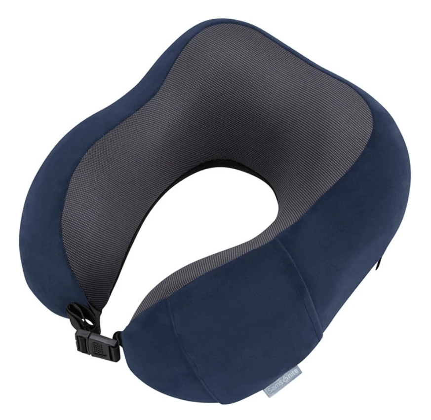 TA Revolution Navy Gray Ergonomic Memory Foam Pillow