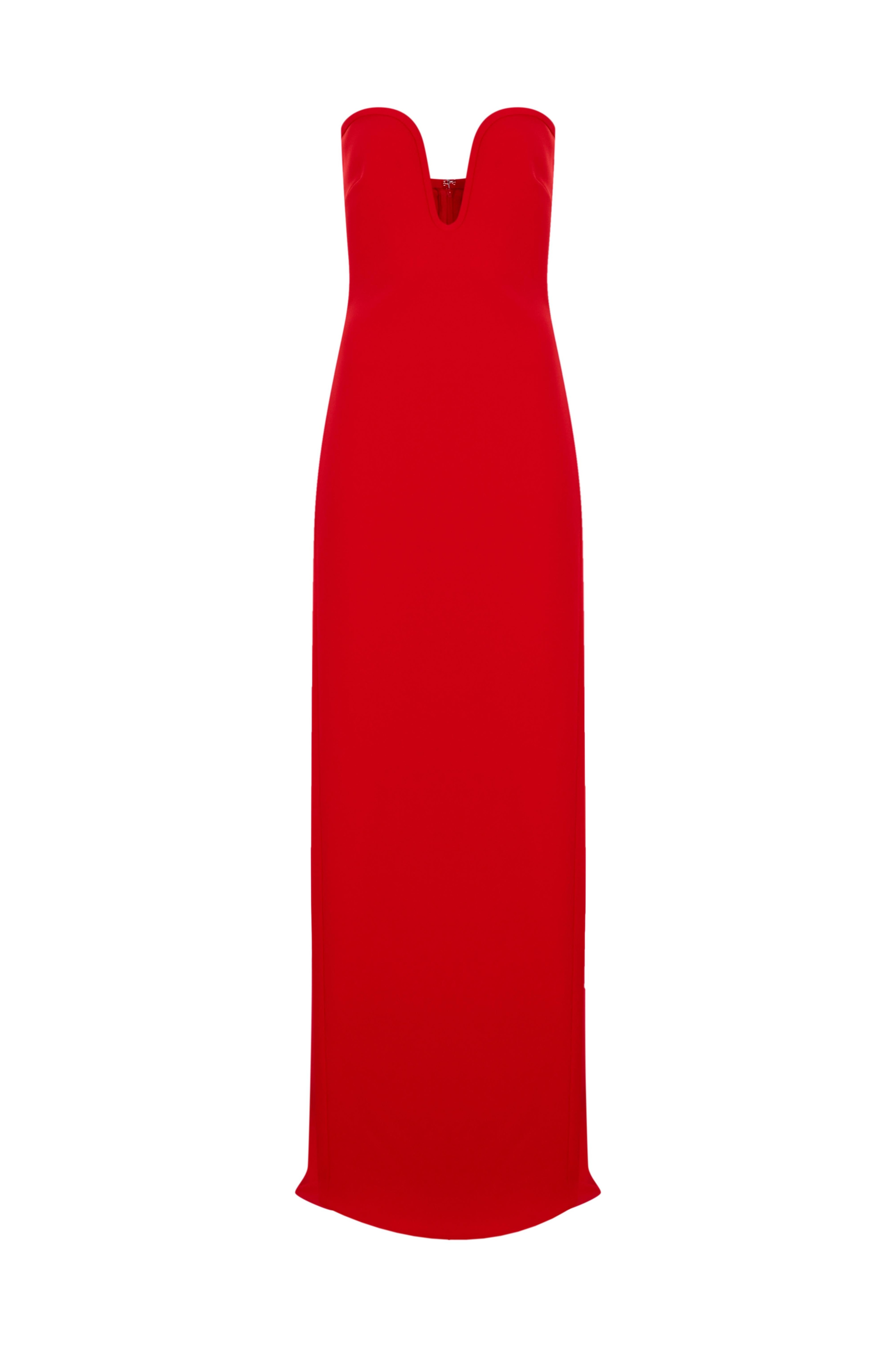Red U Dress