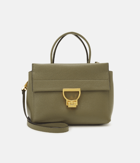 Arlettis Siganture Laurel Green Top Handle Bag