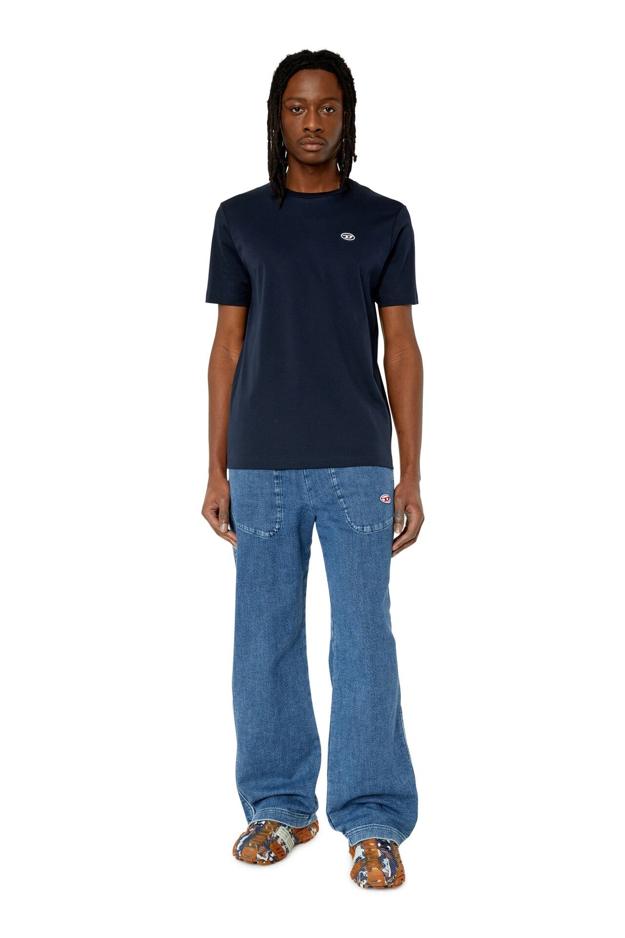 DIESEL T-JUST-DOVAL-PJ T-SHIRT BLK