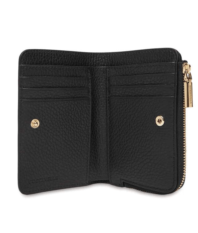 C-Me Black Leather Wallet E2SSL11D121