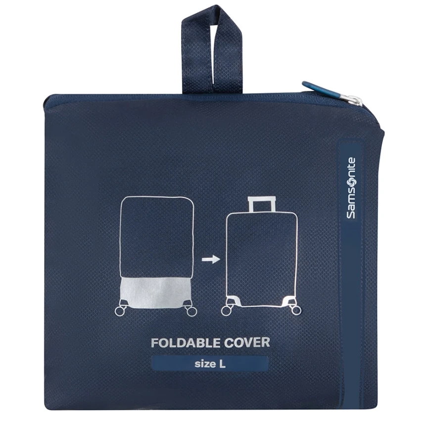 TA Revolution Midnight Blue Large Foldable Luggage Cover