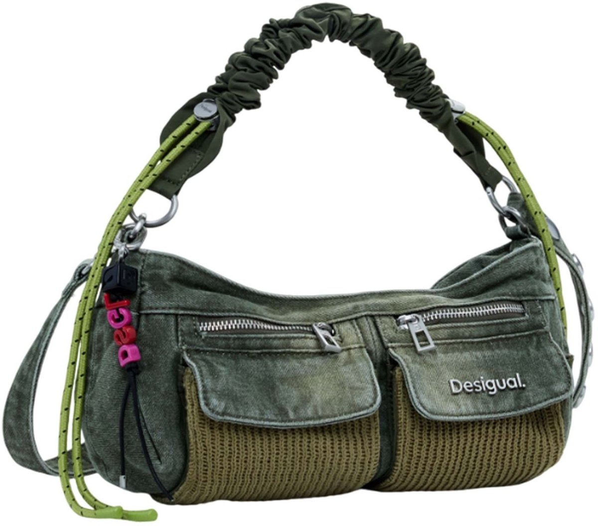 Bravo Hybrid Donosti Green Shoulder Bag