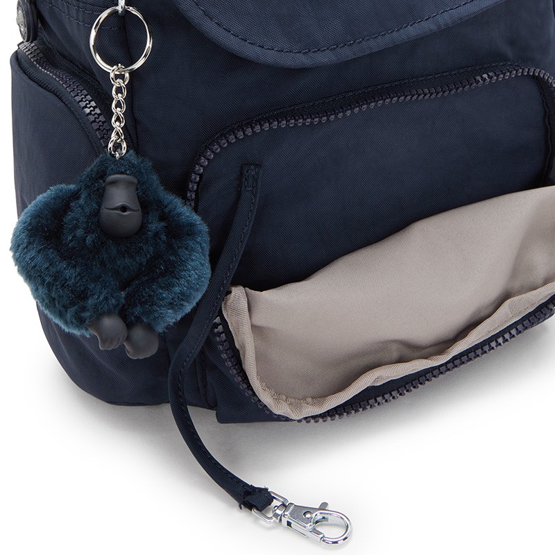 City Zip Mini Small Blue Backpack KPKI604696V1