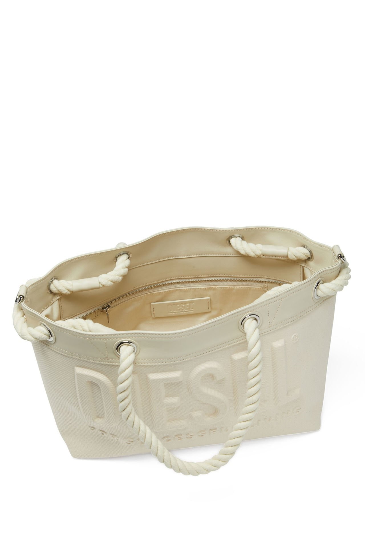 DIESEL ROPE TOTE M SHOPPING OFFWHITE UNI