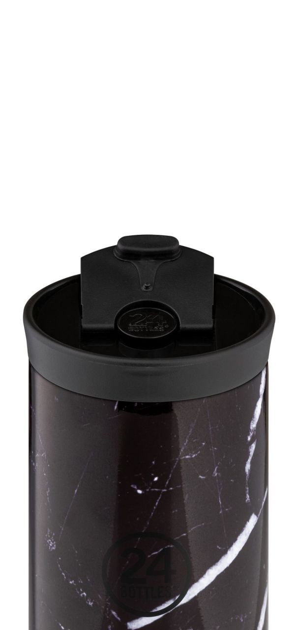 Travel Tumbler 350ml Black Marble