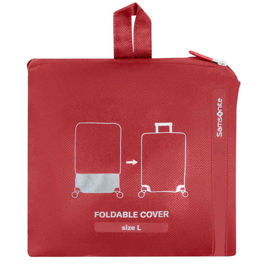 TA Revolution Red Large Foldable Luggage Cover 