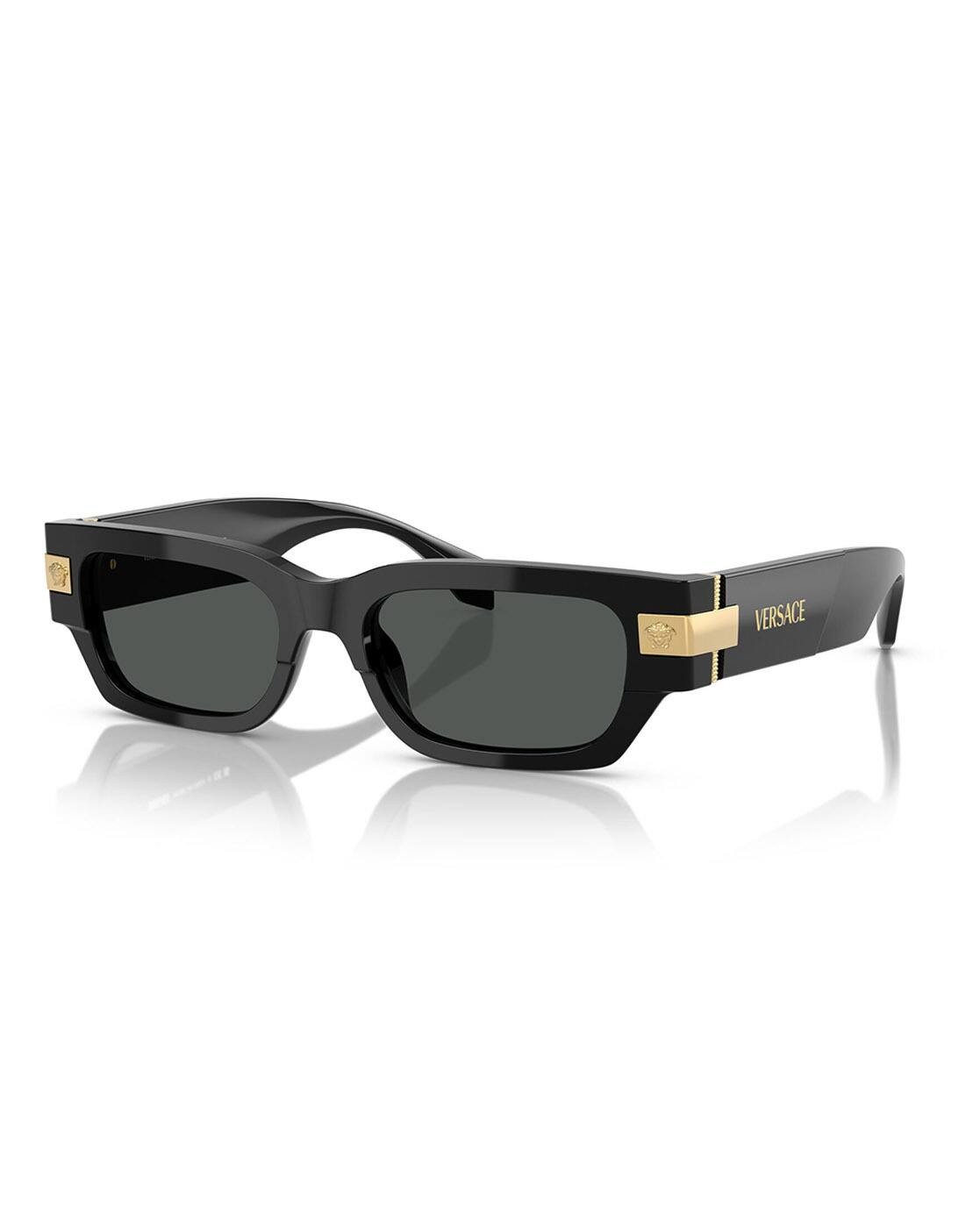 Black Rectangle Sunglasses 0VE4465GB1/8753