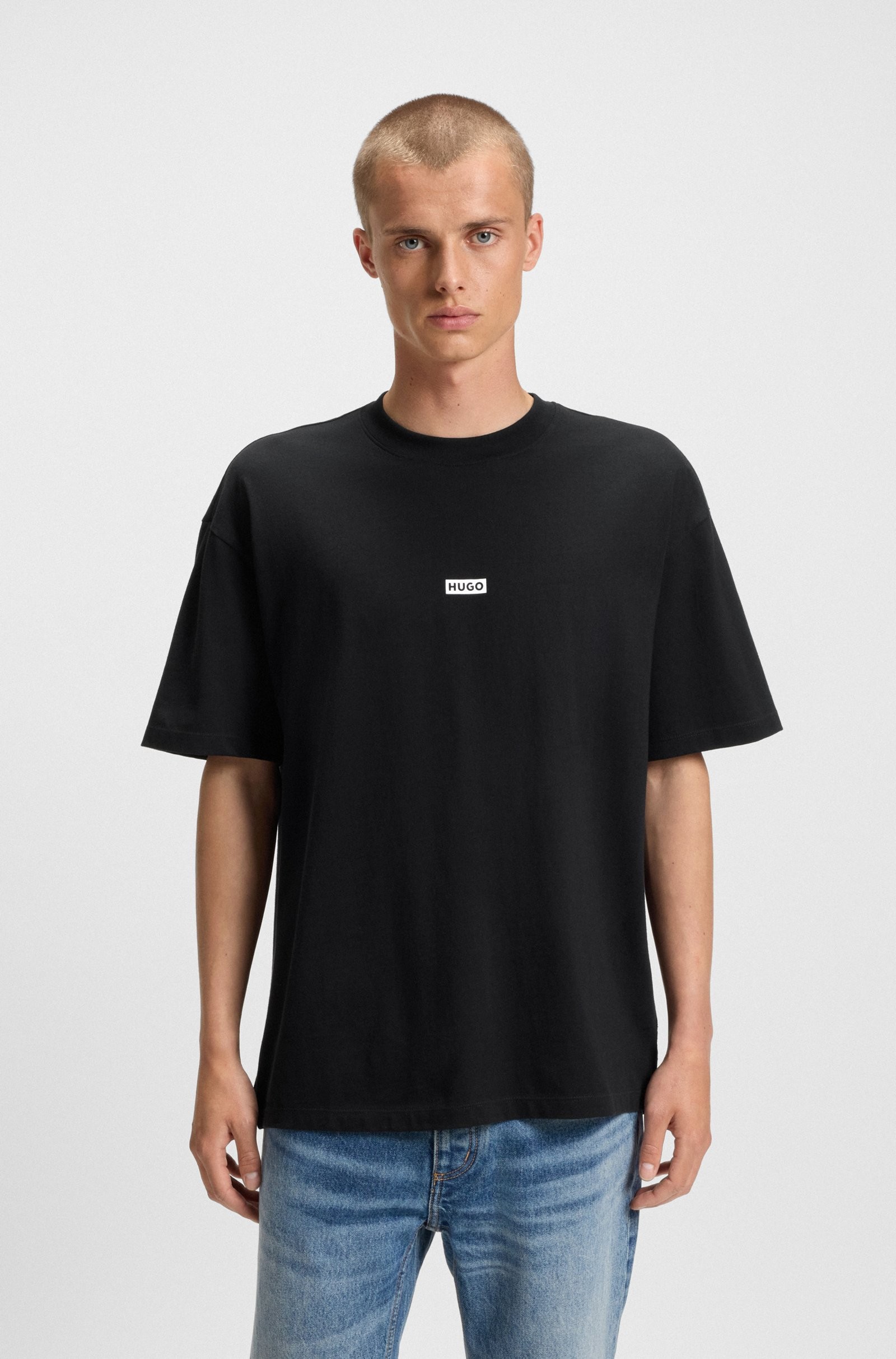 Hugo Blue Nalono T-Shirt 50509776 - Black