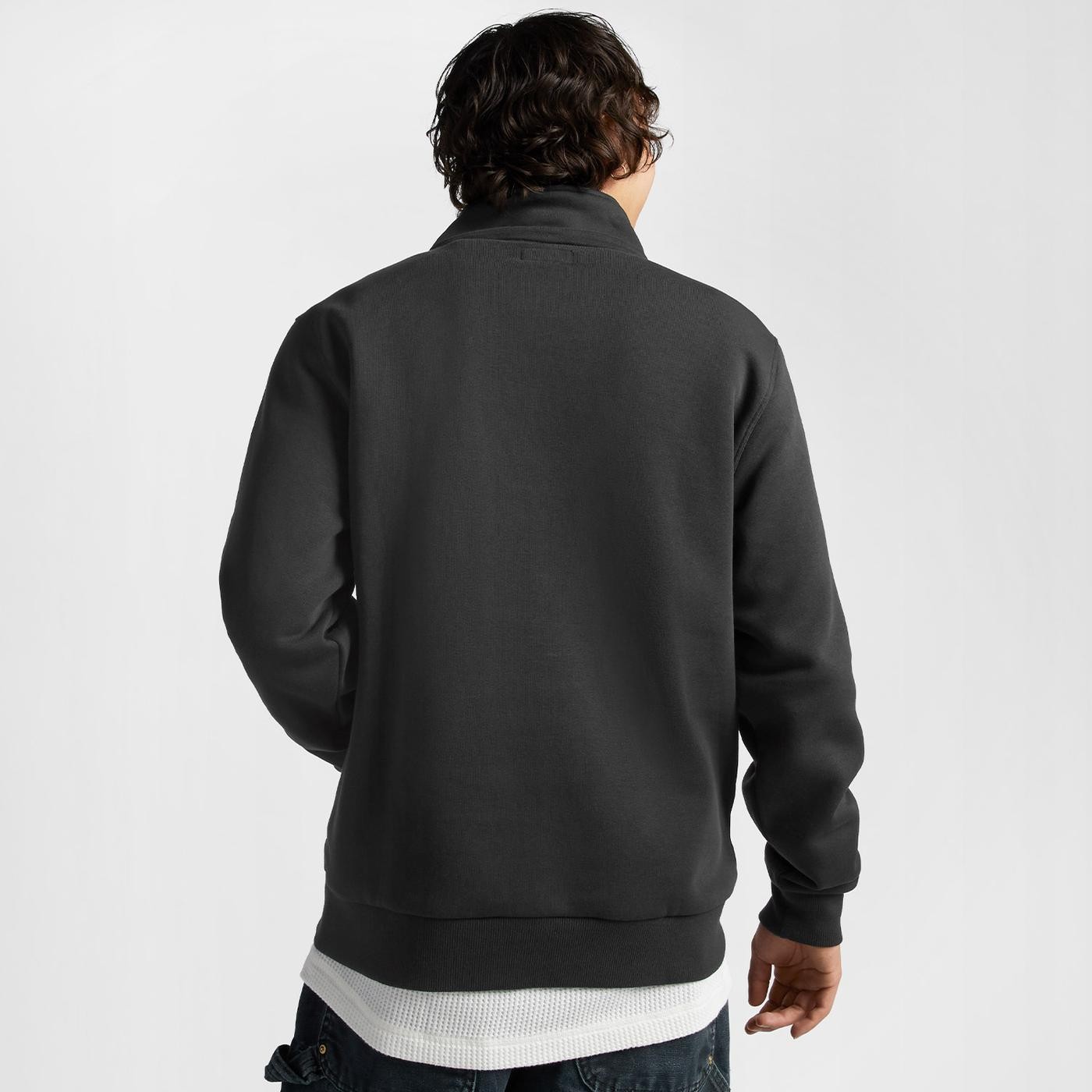 All Star Retro Quarter Zip Black Sweatshirt