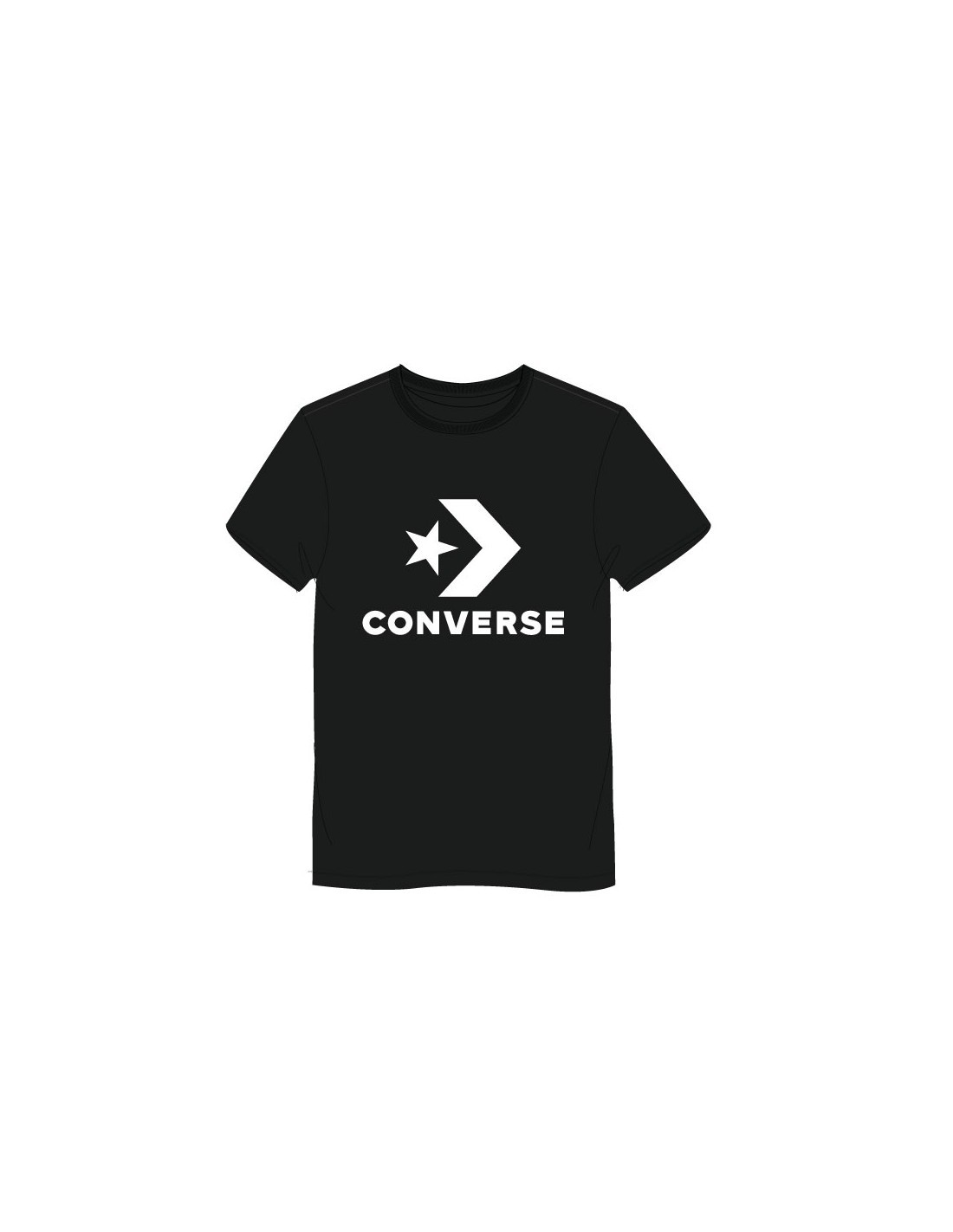 Go-To Star Chevron Logo Black Unisex T-Shirt