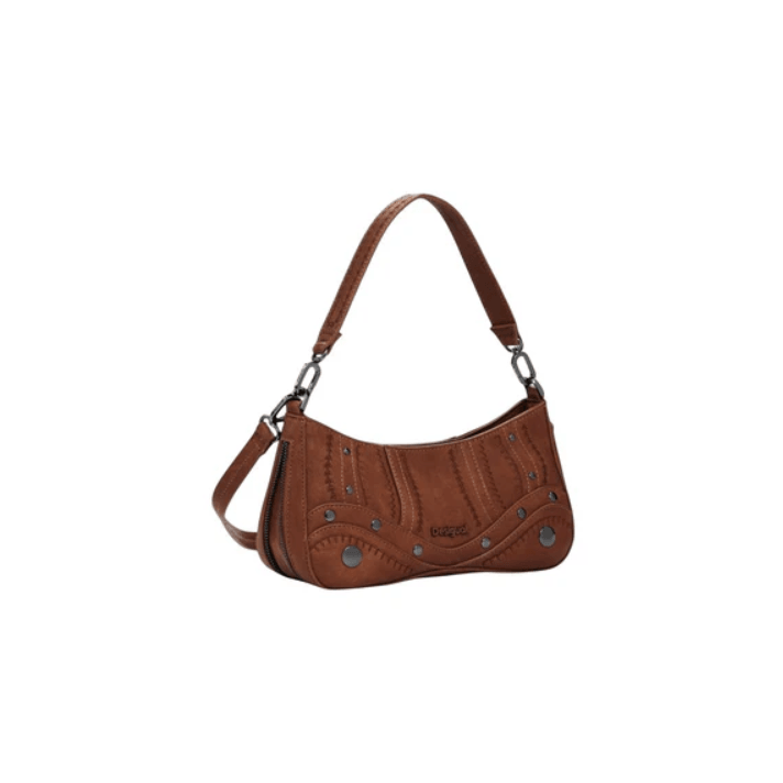 Embro Patch Alsacia Camel Shoulder Bag 