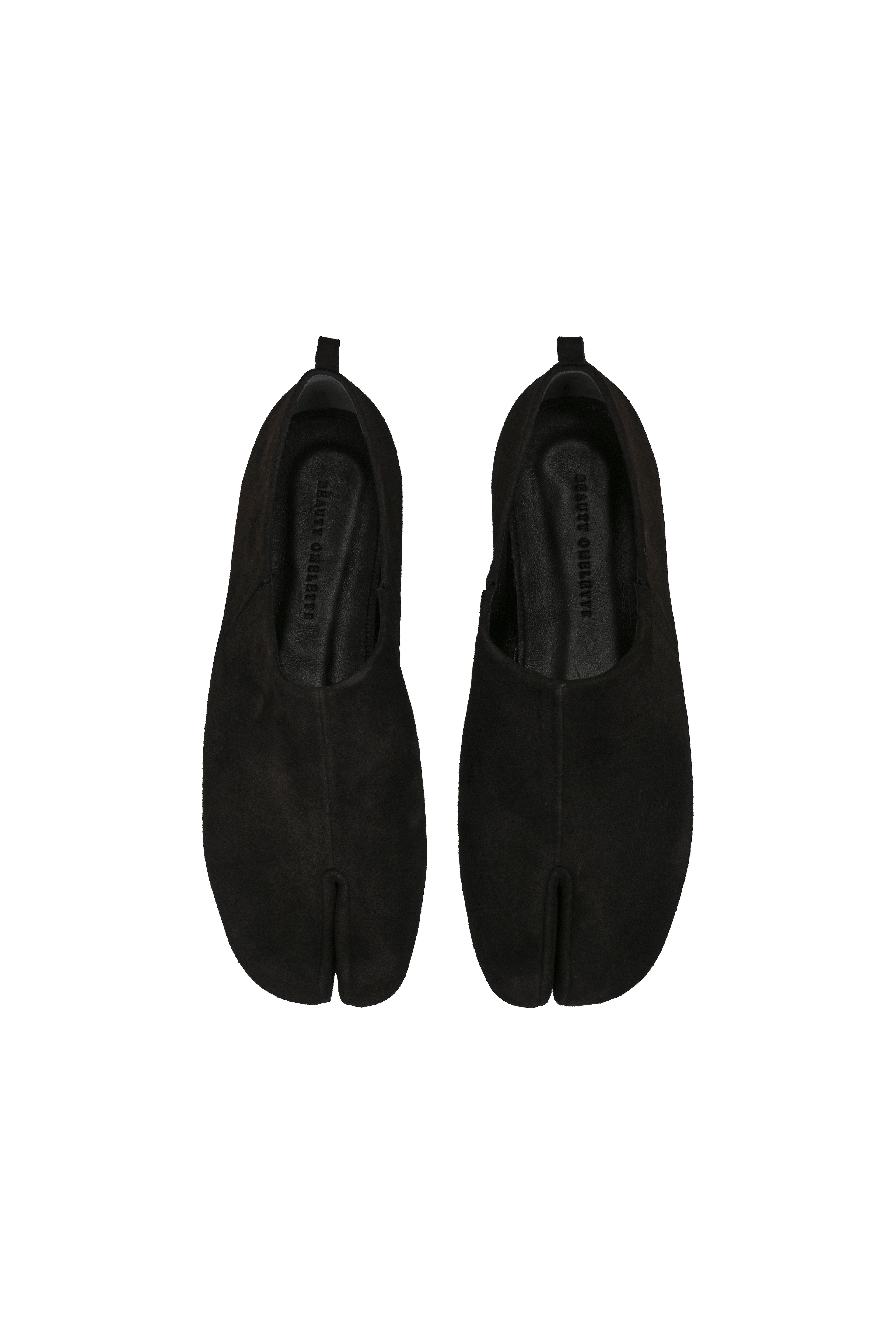 Brown Suede Flat Shoes