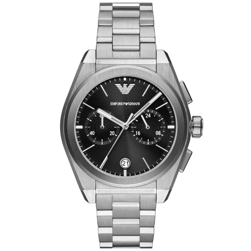 Silver Chronograph Stainless Steel Men’s Watch AR11560