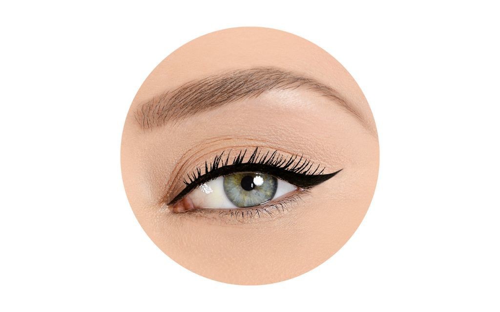 VAMP! PROFESSIONAL LINER Eyeliner with Ultra Thin Brush Waterproof - Extrablack