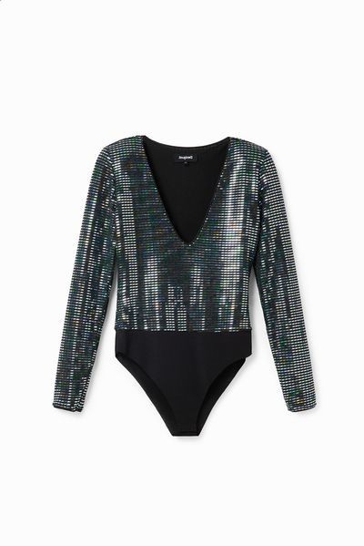 DESIGUAL BODY SHINY  2000 BLACK  S