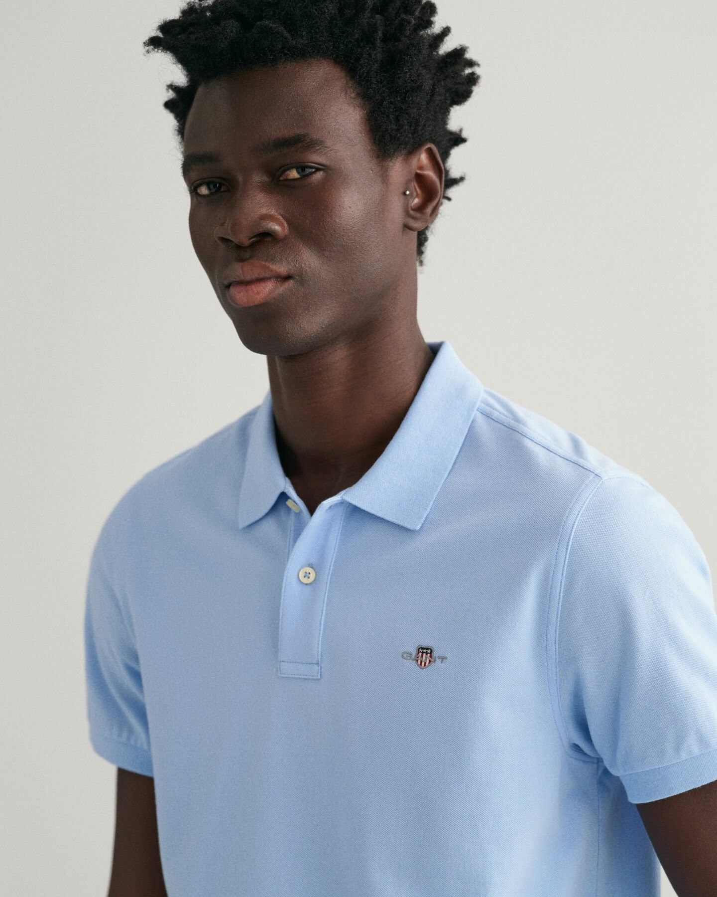 GANT REG.FIT SHIELD PIQUE POLO L.BLUE S