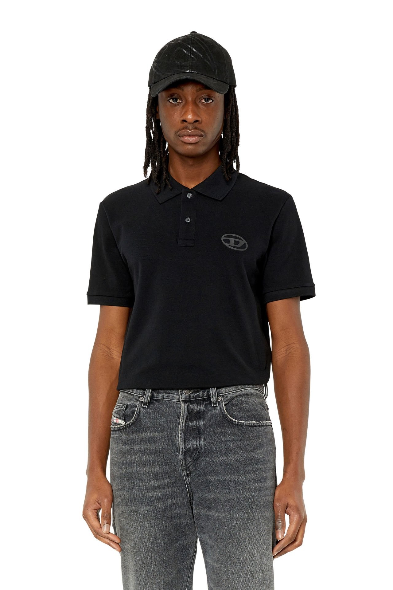 DIESEL T-SMITH-G4 POLO BLACK S
