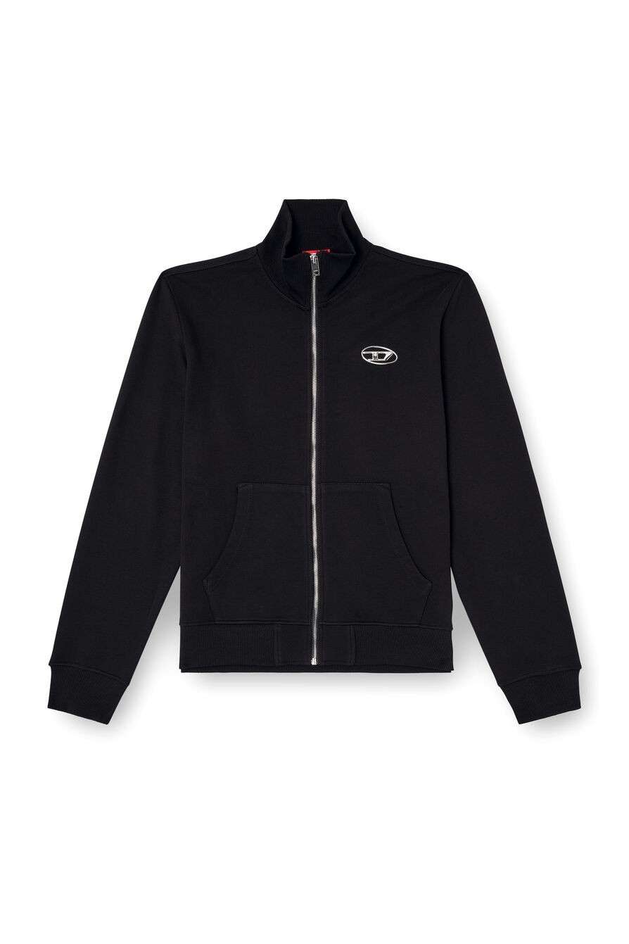 S-Ginni-Zip-OD Sweater Black